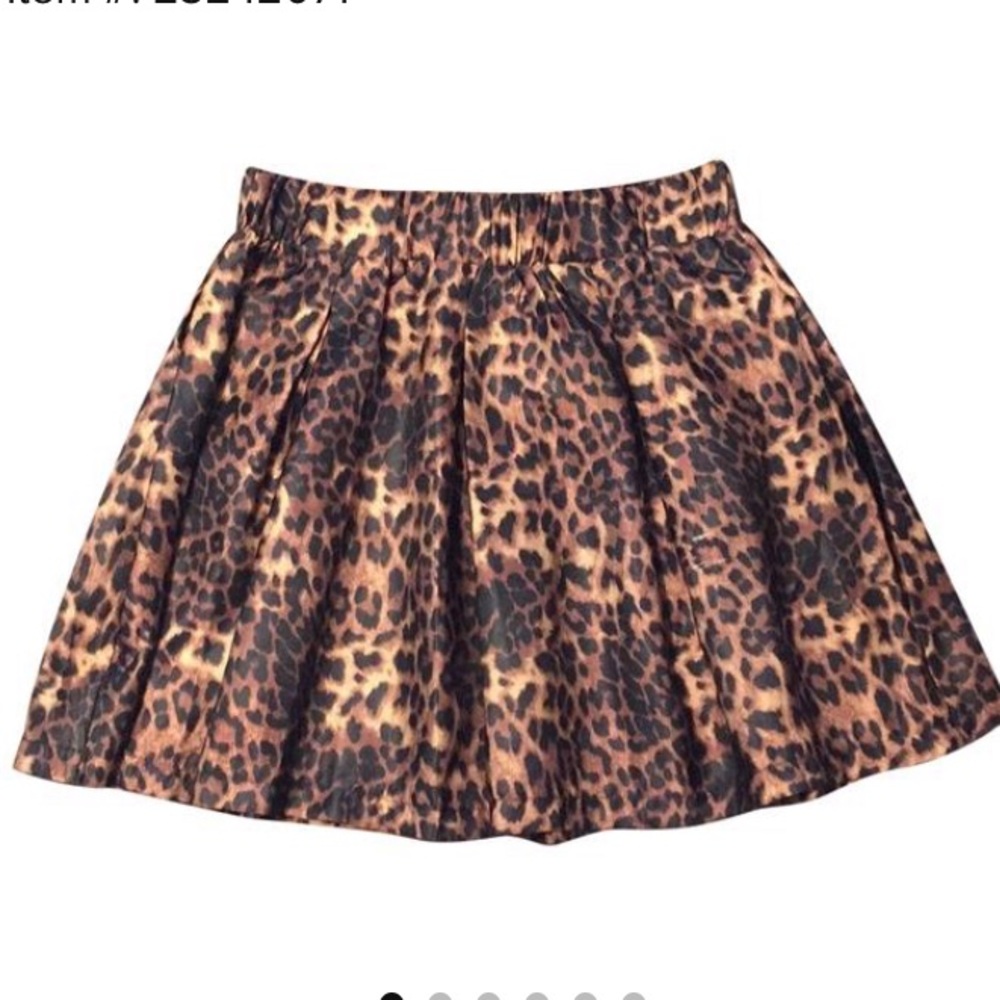 Rehab Leopard skirt